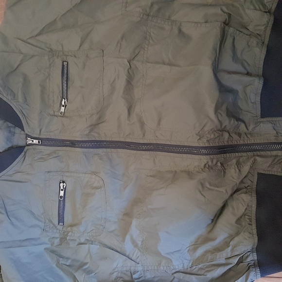 Bobbi Rocco Green Bomber Jacket - Picture 3 of 6